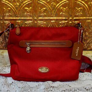 Coach Red Sawyer Crossbody Bag